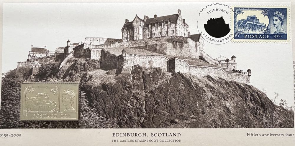 Edinburgh Castle Stamp Ingot  coin collectible - Main Image 3