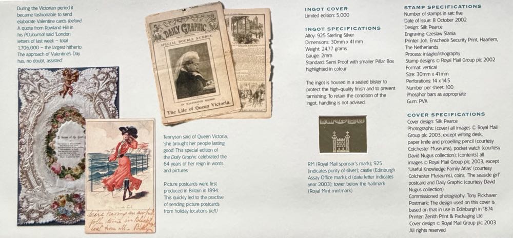 Pillar To Post 1st Stamp Ingot  coin collectible - Main Image 2