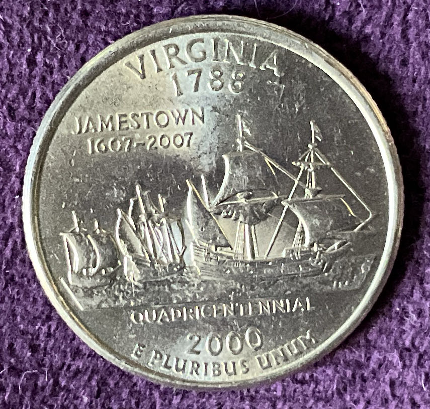 Quarter Virginia 2000 P 1  coin collectible - Main Image 2