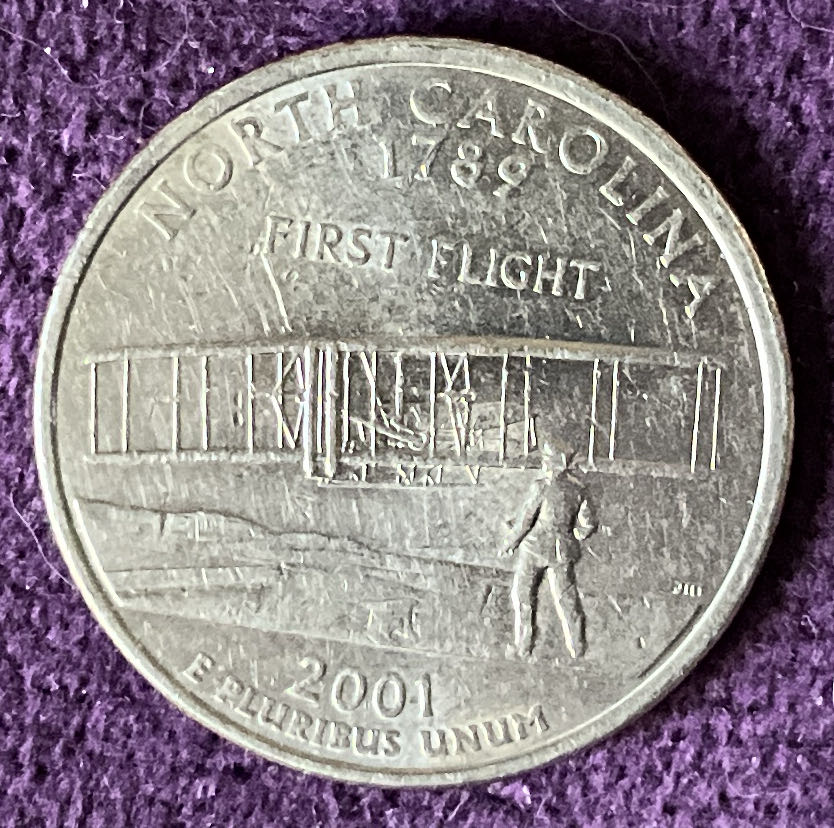 Quarter North Carolina 2001 D 1  coin collectible - Main Image 2