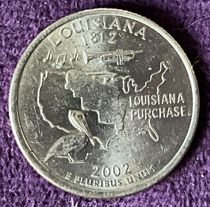 Quarter Louisiana 2002 D 1  coin collectible - Main Image 2