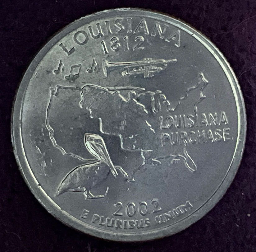 Quarter Louisiana 2002 D 1  coin collectible - Main Image 4