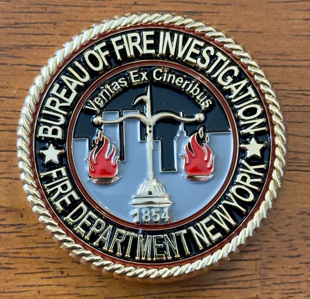 FDNY BFI Citywide North  coin collectible - Main Image 2
