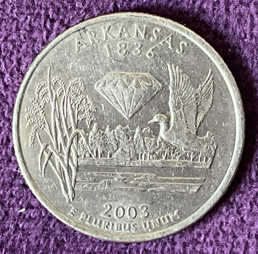 Quarter Arkansas 2003 D 1  coin collectible - Main Image 2