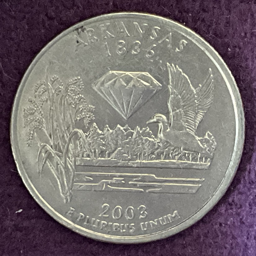 Quarter Arkansas 2003 D 1  coin collectible - Main Image 4