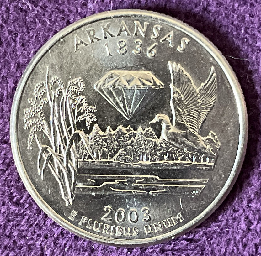 Quarter Arkansas 2003 D 2  coin collectible - Main Image 2