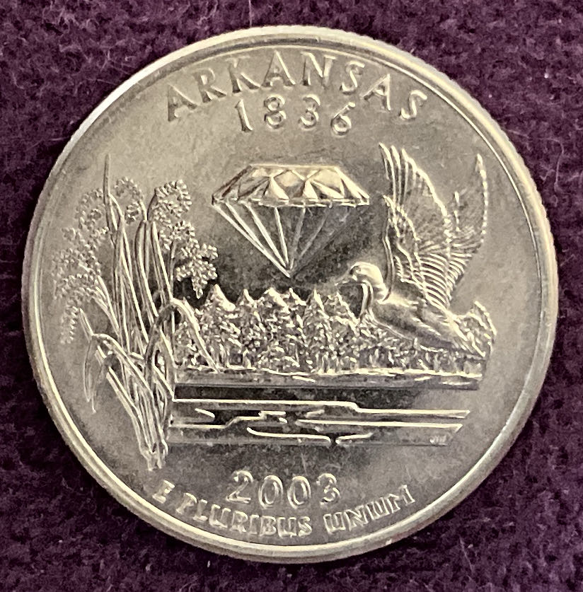Quarter Arkansas 2003 D 2  coin collectible - Main Image 4
