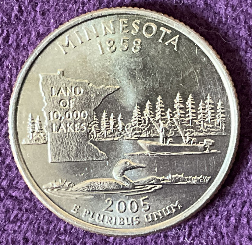 Quarter Minnesota 2005 D 1  coin collectible - Main Image 2