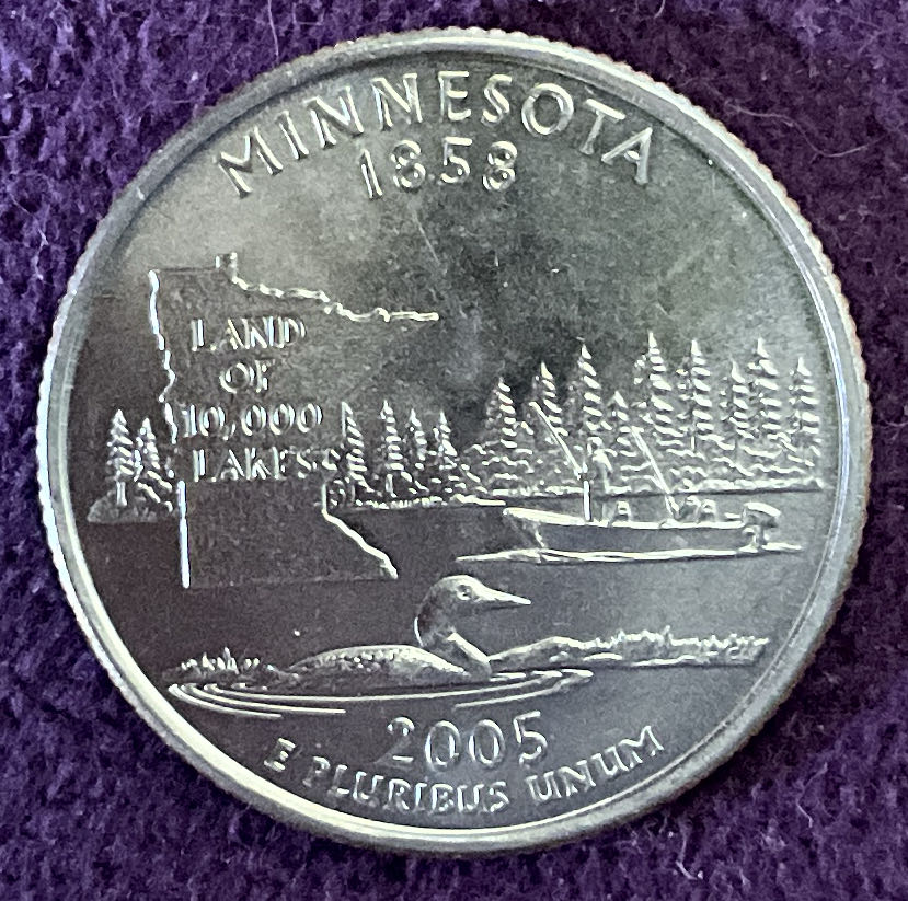 Quarter Minnesota 2005 D 1  coin collectible - Main Image 4