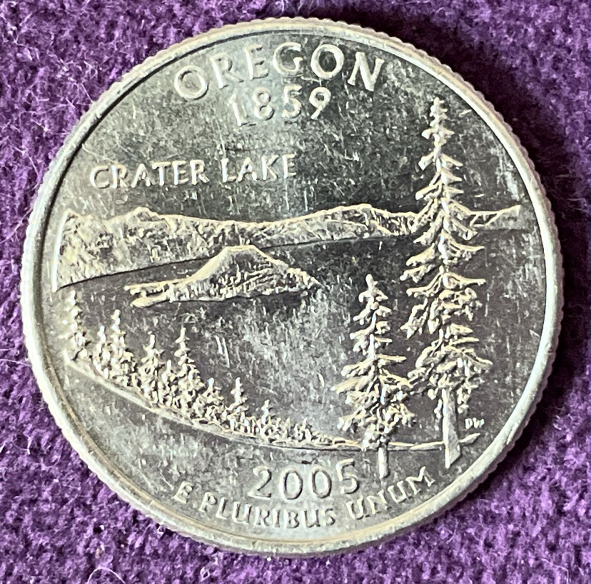 Quarter Oregon 2005 D 1  coin collectible - Main Image 2