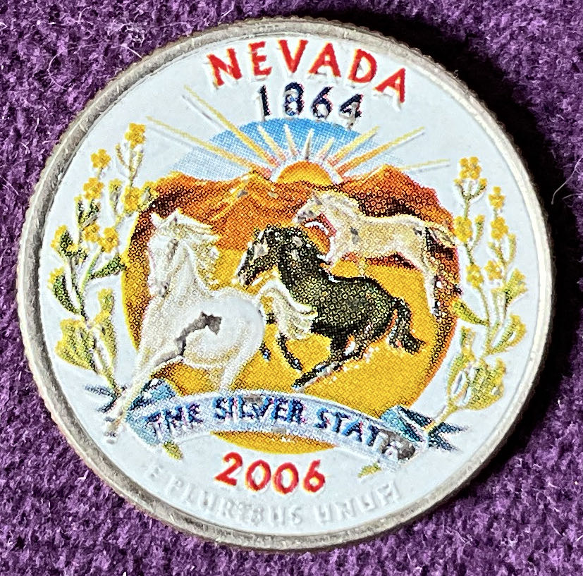 Quarter Nevada 2006 D 1  coin collectible - Main Image 2