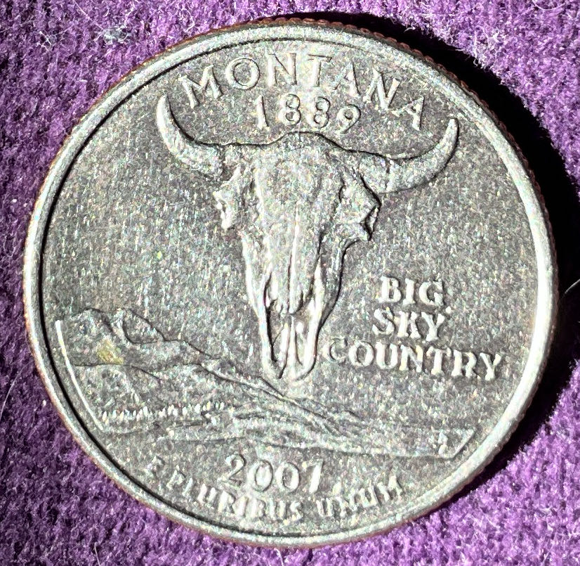 Quarter Montana 2007 D 1  coin collectible - Main Image 2