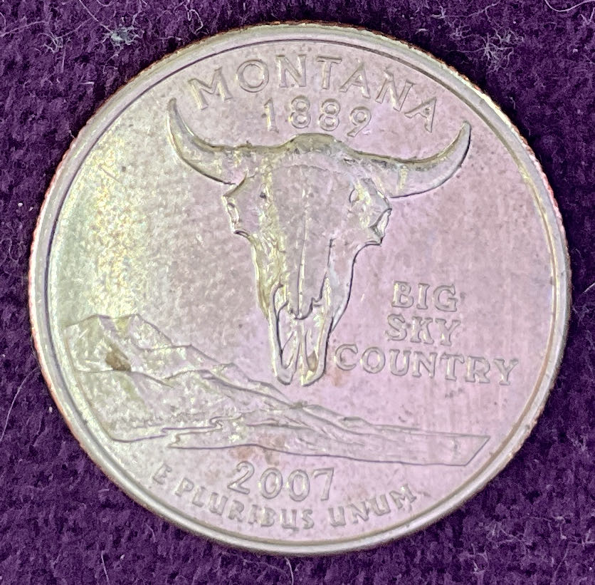 Quarter Montana 2007 D 1  coin collectible - Main Image 4