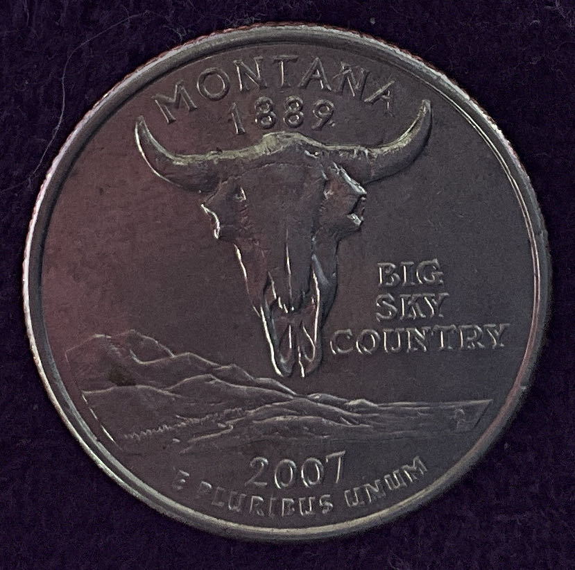 Quarter Montana 2007 D 1  coin collectible - Main Image 6