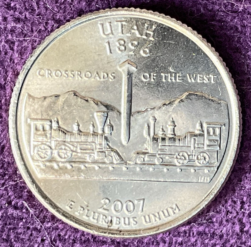 Quarter Utah 2007 D 2  coin collectible - Main Image 2