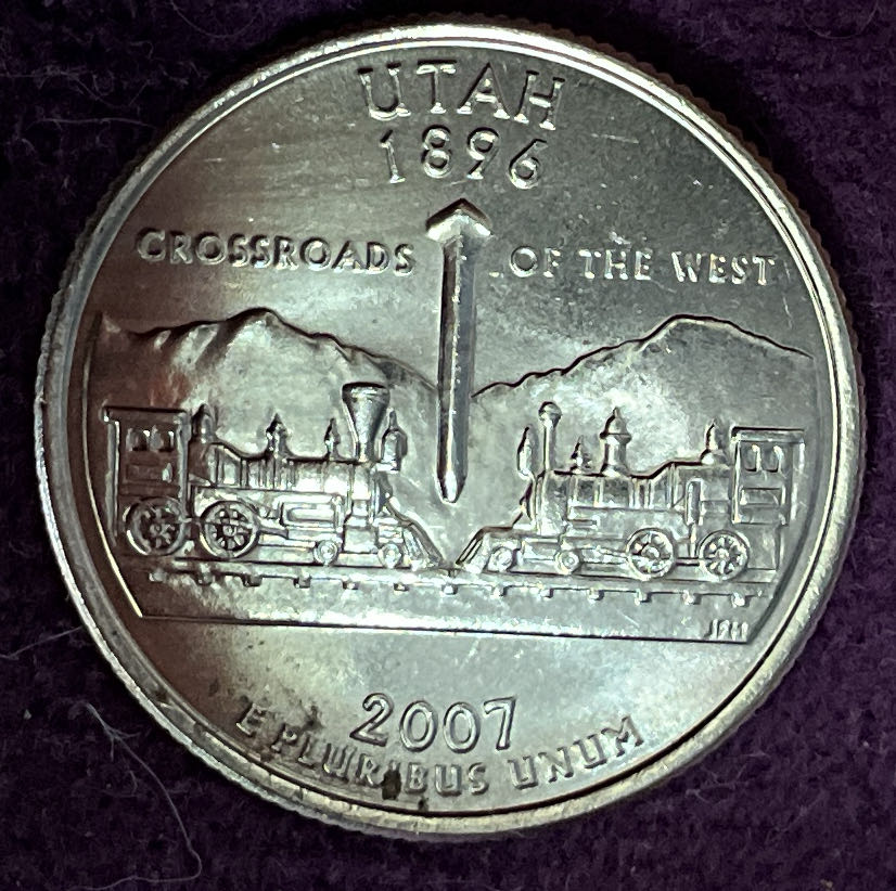 Quarter Utah 2007 D 2  coin collectible - Main Image 4