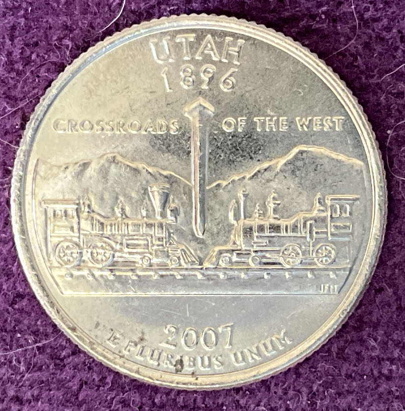 Quarter Utah 2007 D 2  coin collectible - Main Image 6
