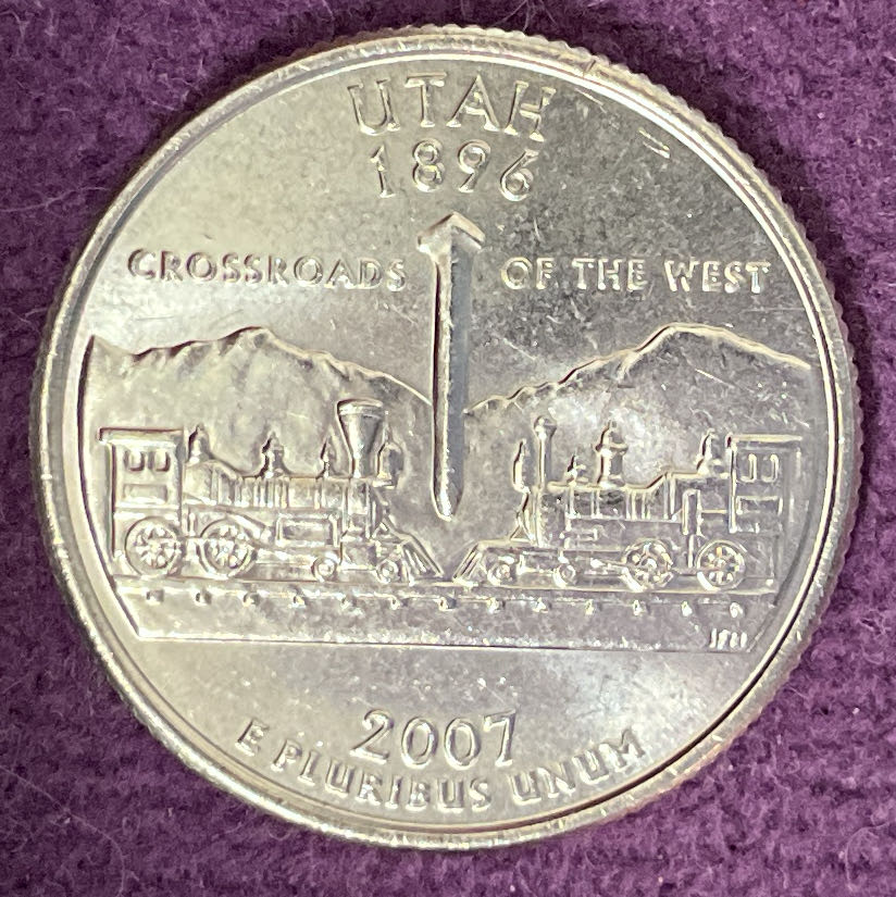 Quarter Utah 2007 D 3  coin collectible - Main Image 4