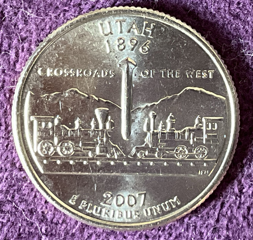 Quarter Utah 2007 D 3  coin collectible - Main Image 6