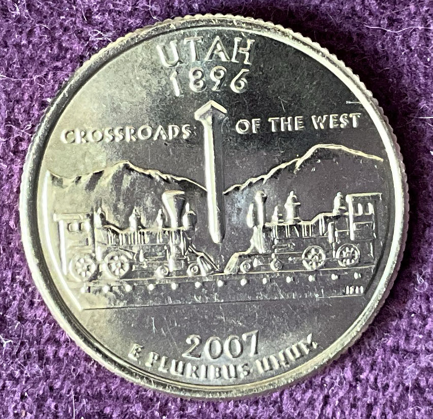 Quarter Utah 2007 D 4  coin collectible - Main Image 2