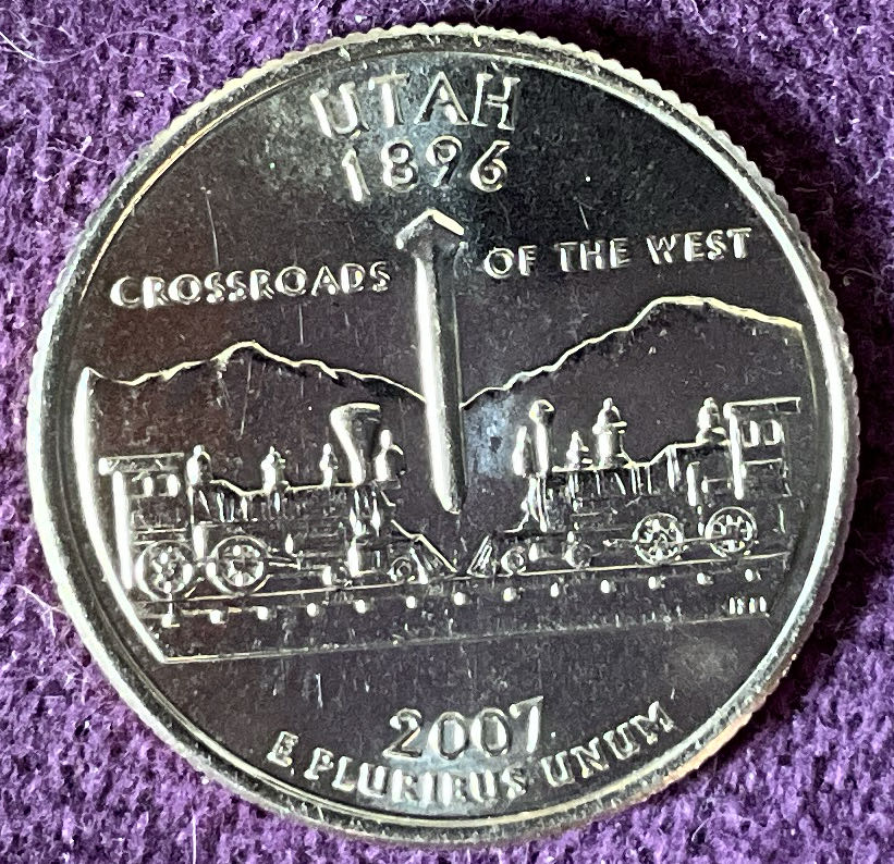 Quarter Utah 2007 D 4  coin collectible - Main Image 4