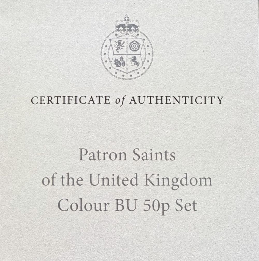 2024 Patron Saints - St David 50p  coin collectible - Main Image 3