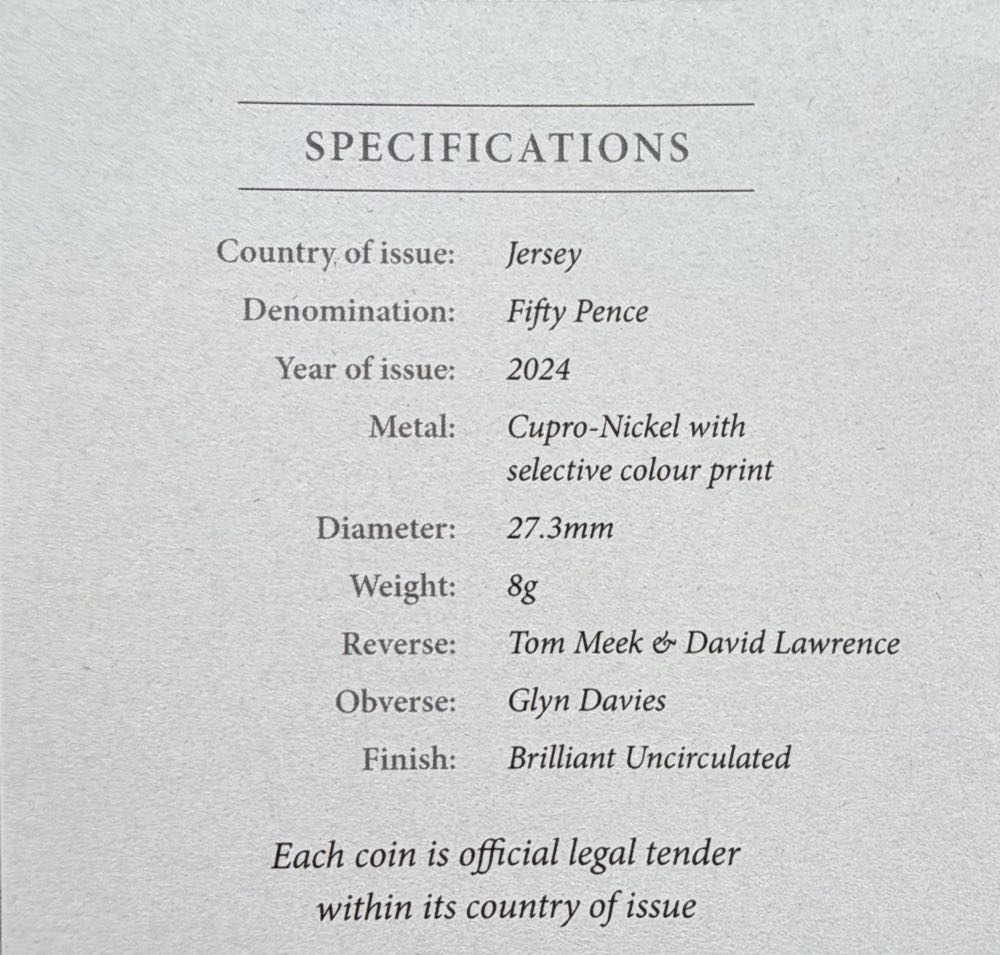 2024 Patron Saints - St David 50p  coin collectible - Main Image 4