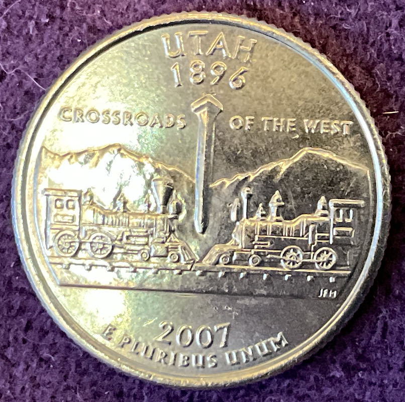 Quarter Utah 2007 D 5  coin collectible - Main Image 2