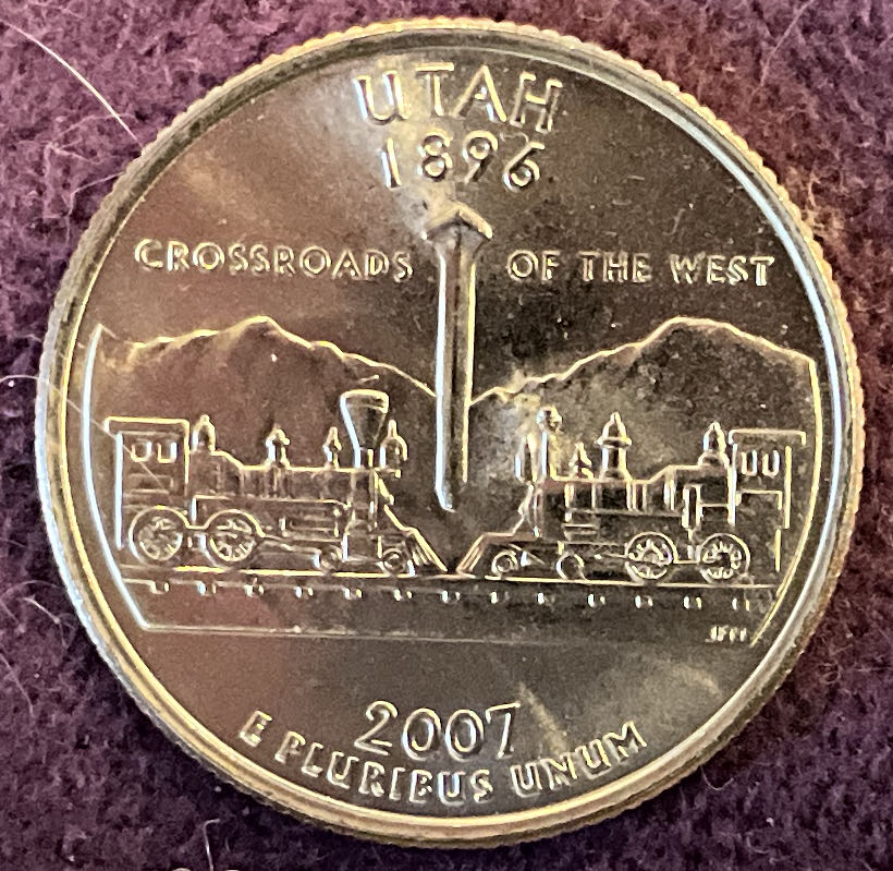 Quarter Utah 2007 D 6  coin collectible - Main Image 4