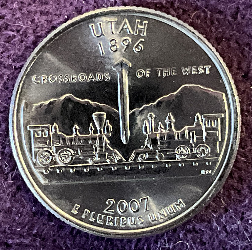 Quarter Utah 2007 D 8  coin collectible - Main Image 4