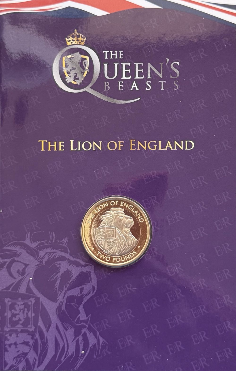 2021 The Lion Of England £2  coin collectible - Main Image 3