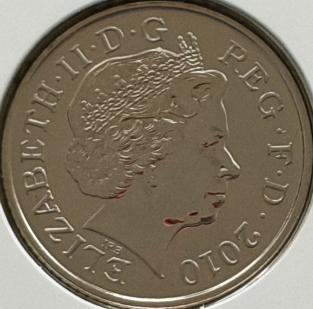 2010 Shield 10p  coin collectible - Main Image 2