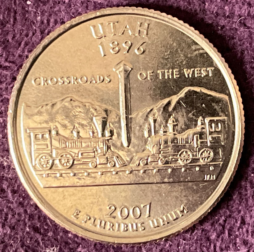 Quarter Utah 2007 D 9  coin collectible - Main Image 2