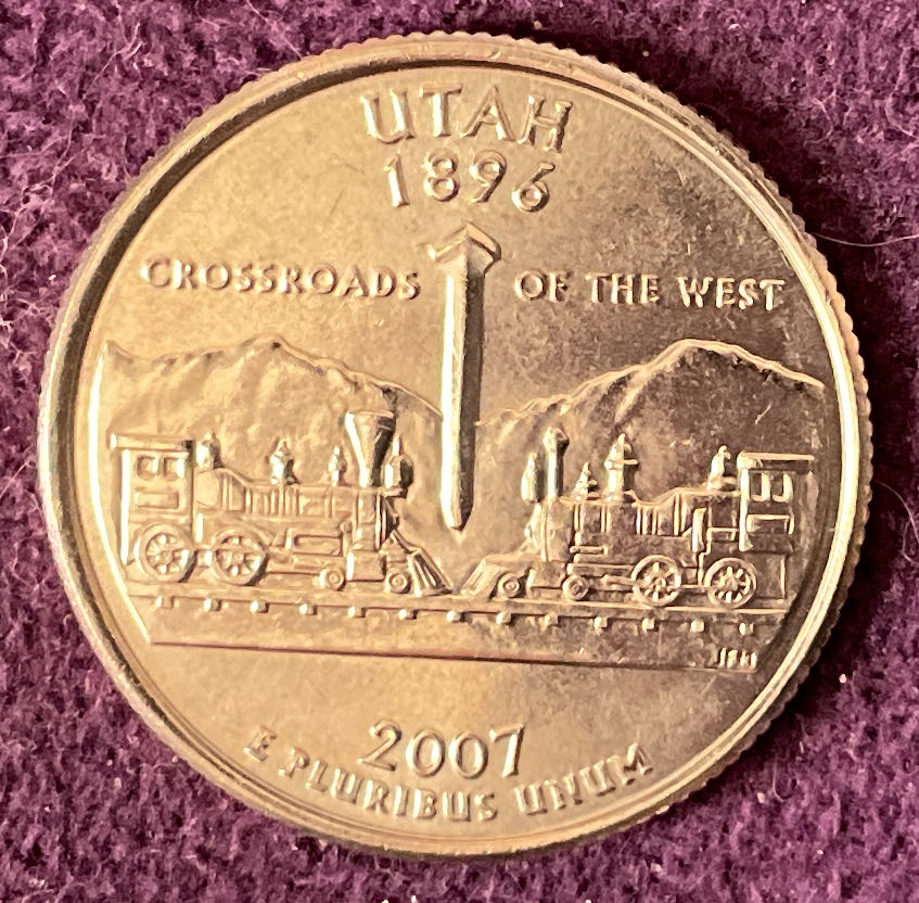 Quarter Utah 2007 D 11  coin collectible - Main Image 2