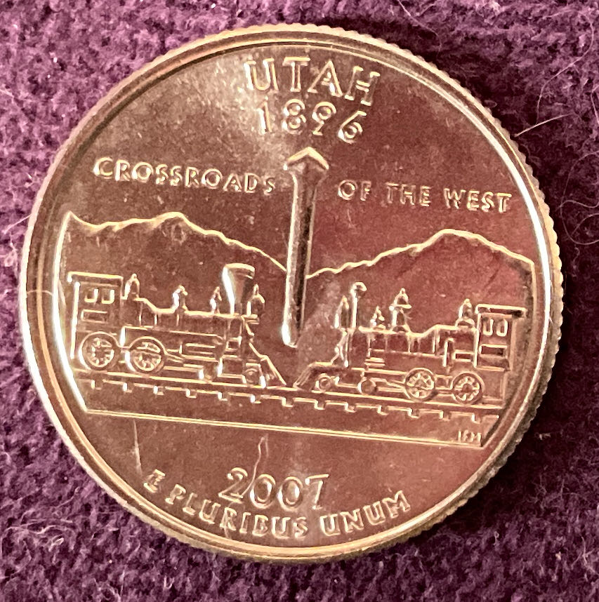 Quarter Utah 2007 D 11  coin collectible - Main Image 4
