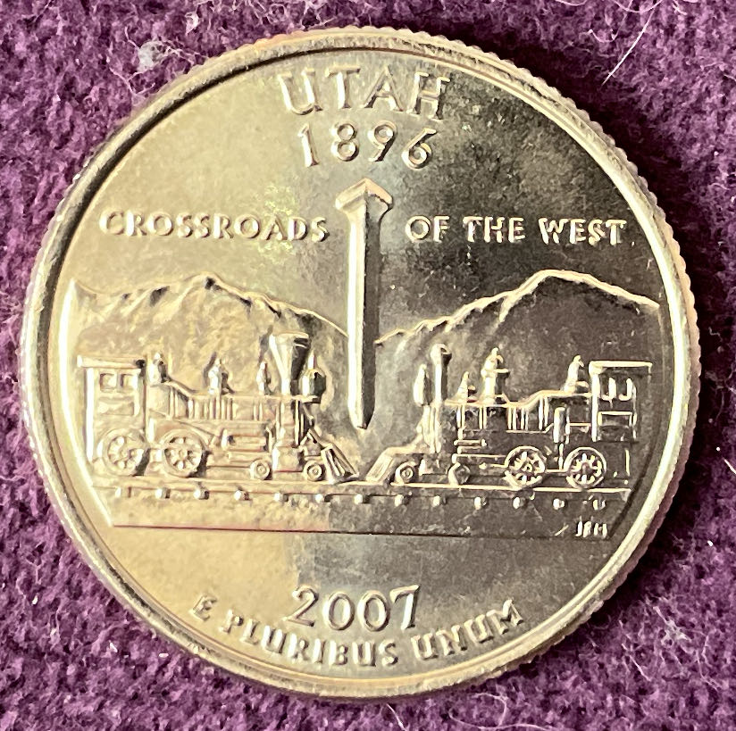 Quarter Utah 2007 D 12  coin collectible - Main Image 2