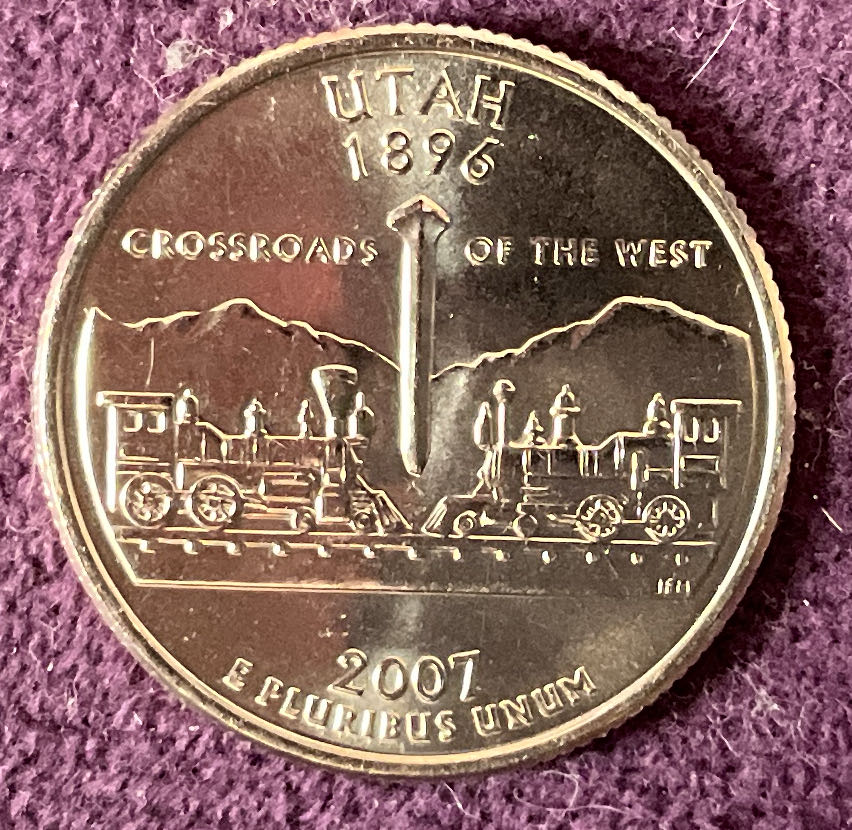 Quarter Utah 2007 D 12  coin collectible - Main Image 4