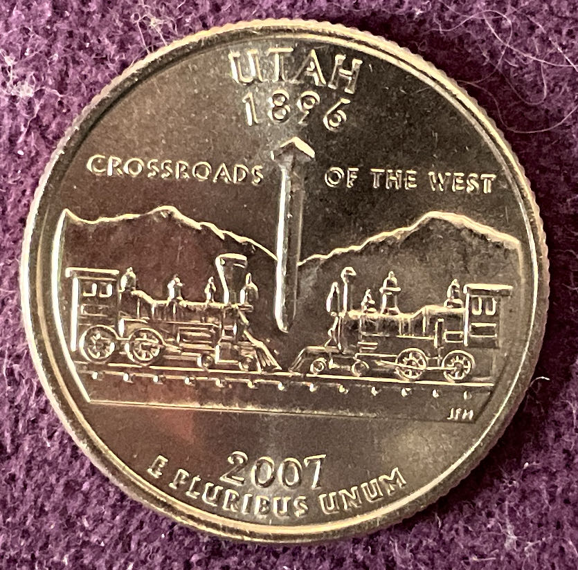 Quarter Utah 2007 D 14  coin collectible - Main Image 4