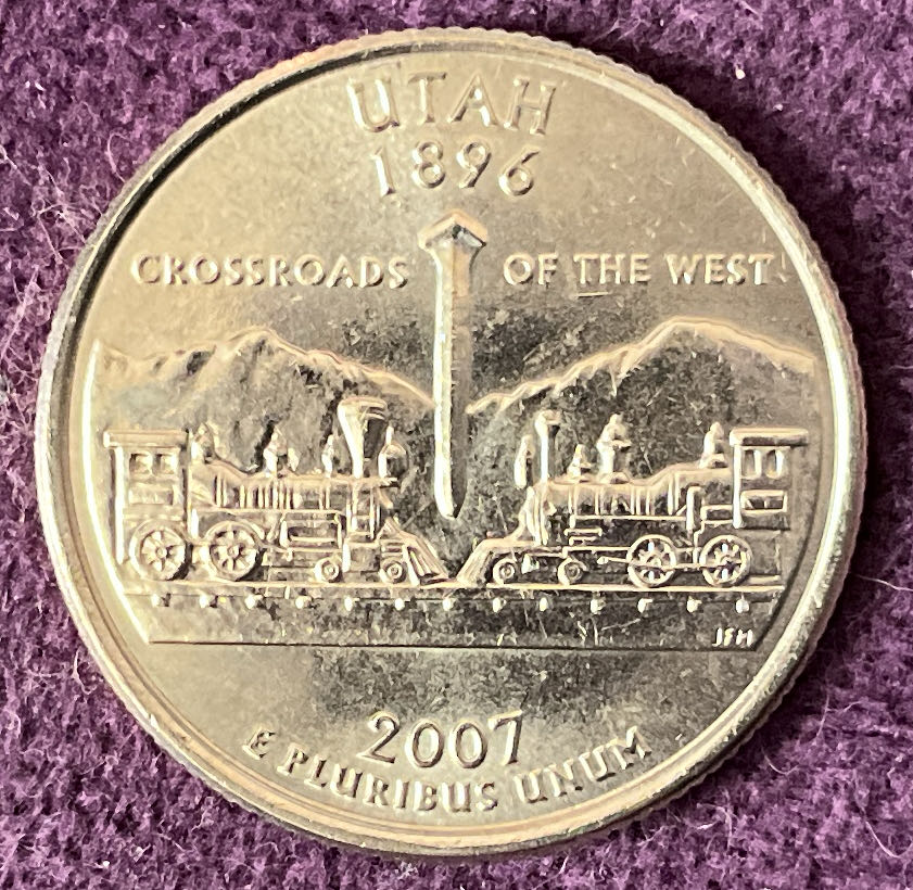 Quarter Utah 2007 D 15  coin collectible - Main Image 2
