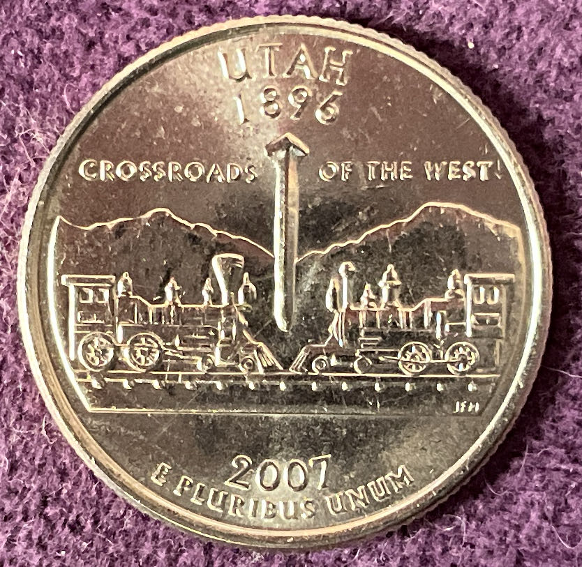 Quarter Utah 2007 D 15  coin collectible - Main Image 4