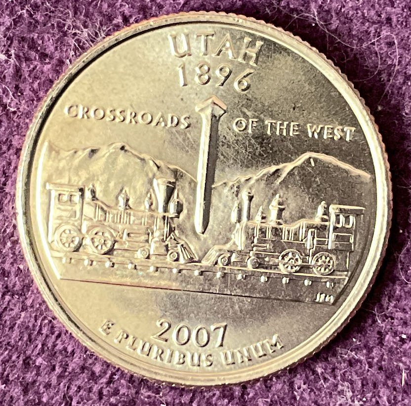 Quarter Utah 2007 D 16  coin collectible - Main Image 2