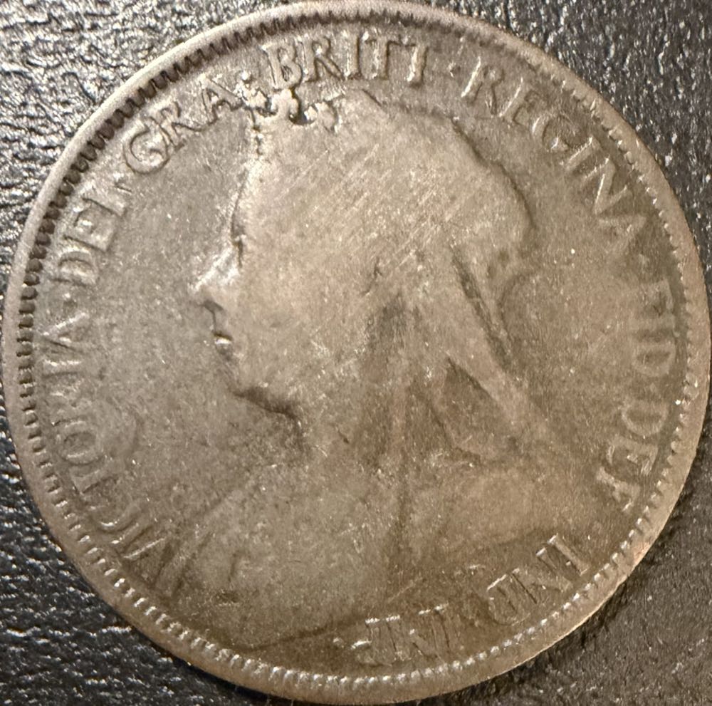 1897 Victoria Half Penny  coin collectible - Main Image 2