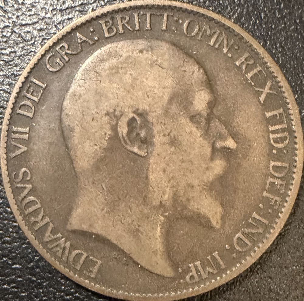 1905 Edward VII Half Penny  coin collectible - Main Image 2