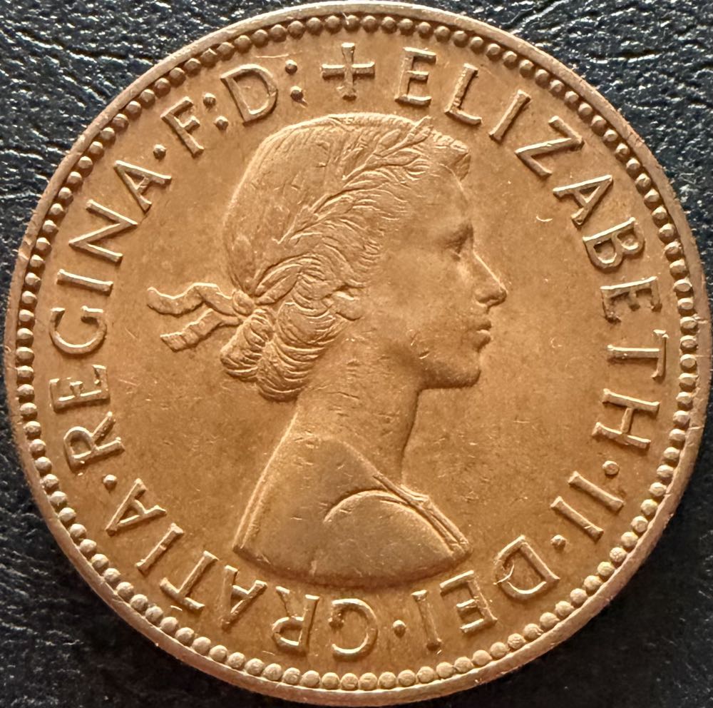 1964 Elizabeth II Half Penny (3)  coin collectible - Main Image 2