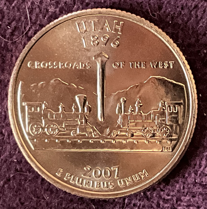 Quarter Utah 2007 D 17  coin collectible - Main Image 4