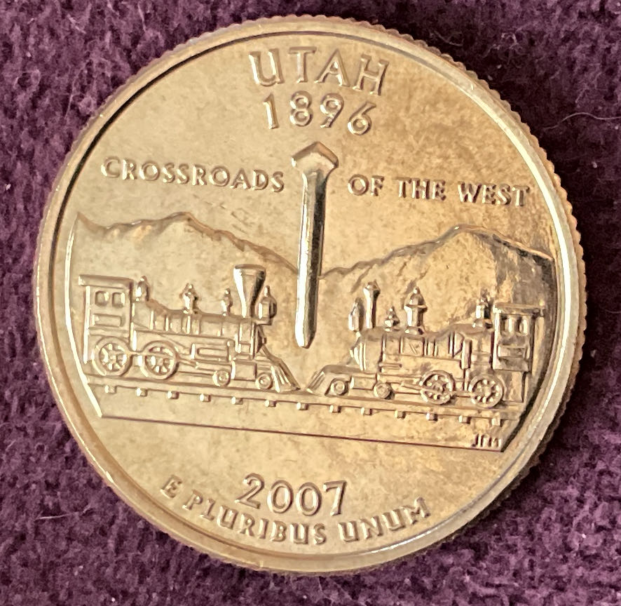 Quarter Utah 2007 D 18  coin collectible - Main Image 2