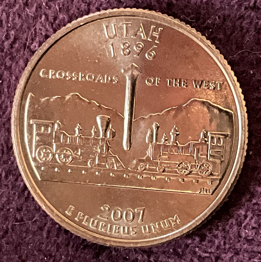 Quarter Utah 2007 D 18  coin collectible - Main Image 4