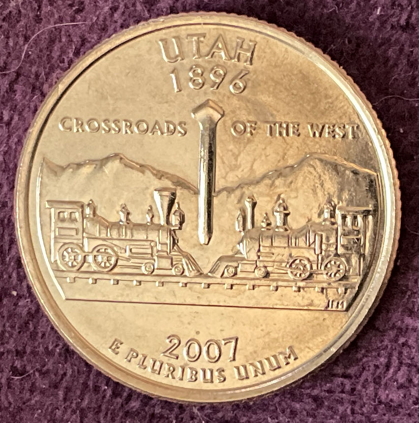 Quarter Utah 2007 D 19  coin collectible - Main Image 2