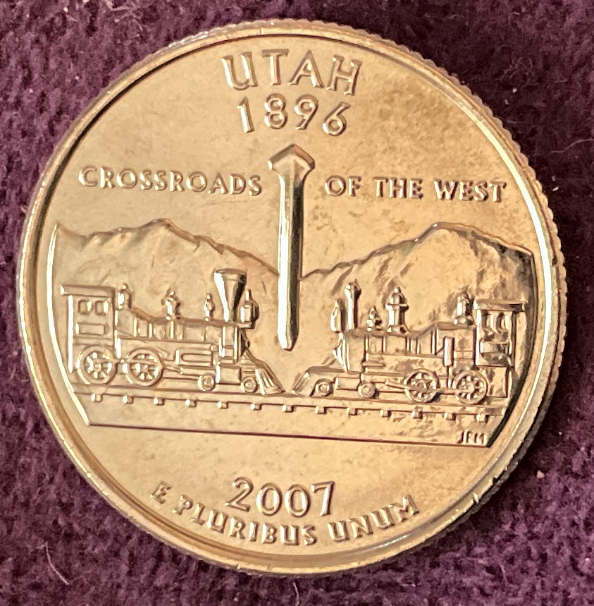 Quarter Utah 2007 D 21  coin collectible - Main Image 2