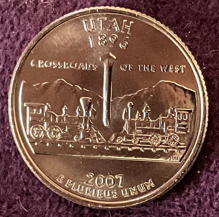 Quarter Utah 2007 D 21  coin collectible - Main Image 4
